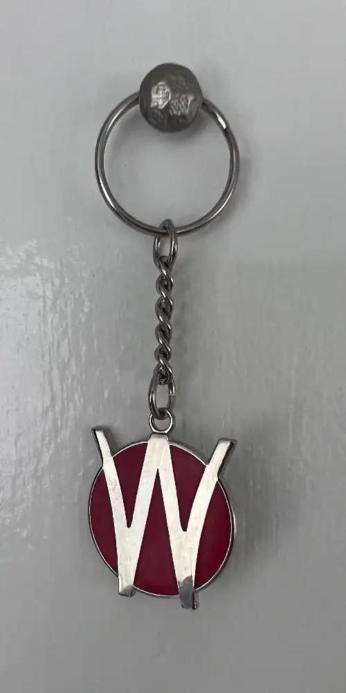 WILLYS W JEEP Red Dot Keychain Accessories NOS Mint CASSIC JEEP Item.  Mint, never used and stored away for years. A nice gift for a very old classic vehicle