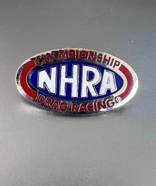  NHRA Drag Racing Championship Pin Detailed Mint NOS