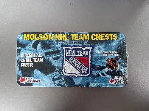 1998 NEW YORK RANGERS MOLSON Patch Unique MINT Vintage Vintage NHL collectible incredible detailed stitching, high quality item stored away safely for decades NOS