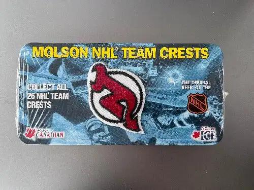 1998 NEW JERSEY DEVILS MOLSON Patch NHL Team Crests NOS Unique Vintage collectible relic has been stored away safely for decades and might just complete collection