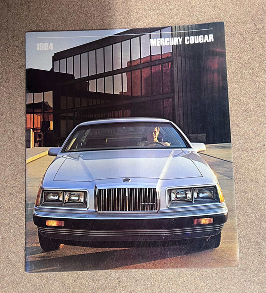 1984 Mercury COUGAR Brochure 18-page Original Car Dealer Sales Catalog MINT