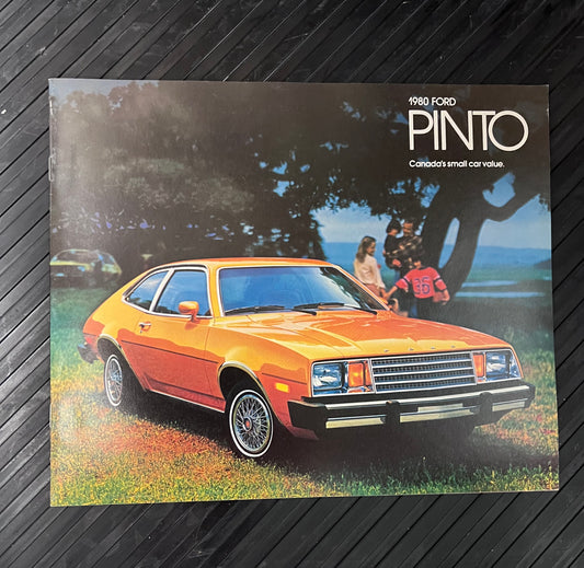 1980 FORD PINTO 20-page Original Car Dealer Sales Brochure Catalog MINT