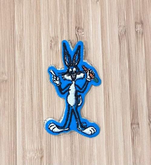 BUGS BUNNY Diecut PATCH Vintage Characters MINT Looney Tunes WARNER BROS Collect