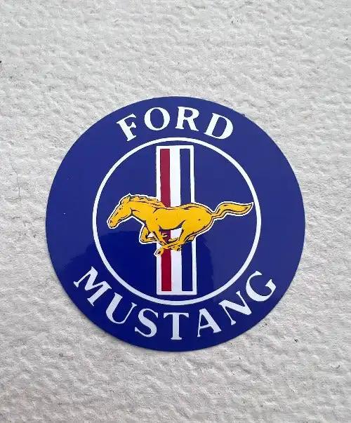 FORD MUSTANG DECAL OFFICIAL LICENSED PRODUCT MINT Condition Auto Pony. FORD MUSTANG DECAL MEASURES 3 INCHES ROUND. We would love a pic of how you display it to show