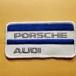 This is a Vintage PORSCHE AUDI patch in NOS condition Never sewn or displayed Relic has been safely stored away for decades and measures approx 4.5 inch x 2.5 inches