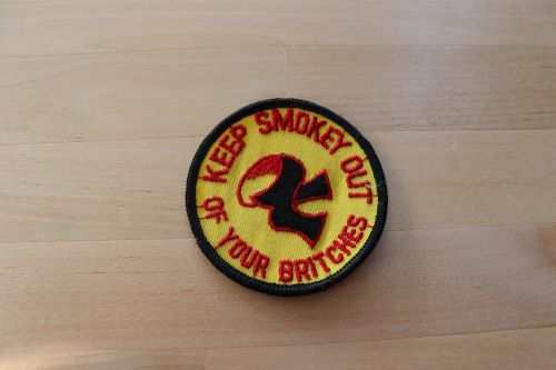Nostalgic CB Patch GREAT item for the retro collector and CB enthusiast in your life. KEEP SMOKEY OUT OF YOUR BRITCHES stitched detailed gorgeous item. 1970's best