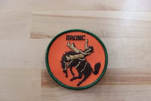 BRONC Rodeo Rider Horse Vintage Patch