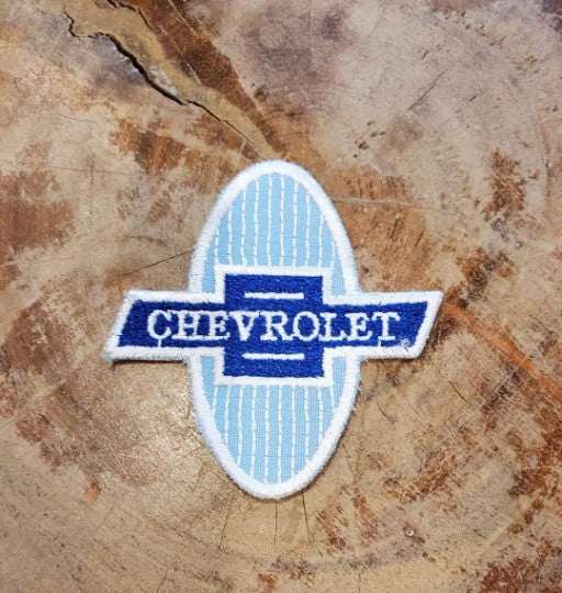 CHEVROLET BOWTIE Patch Grill Vintage Auto Stitched Nos Item Design