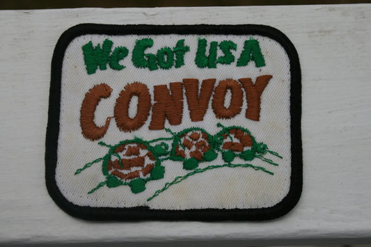 We Got Us A CONVOY Turtle Patch Vintage Animal Unique New Old Stock Relic has been stored safely away for decades and measures approximately 4 inches x 3 inches