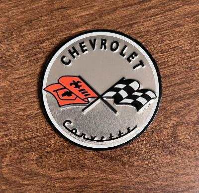 Chevrolet Corvette racing magnet Cross Flag. Official Licensed GM Product for Chevrolet. Bar code 550553911GM 8033A. Other Corvette, Chevrolet, Chevy, Parts relics