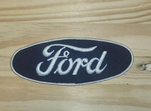 Ford Script LARGE BLACK Patch Traditional Oval Vintage Auto Jacket NOS This relic has been stored for decades and measures 2.5 inch in width and 6.25 inch in length