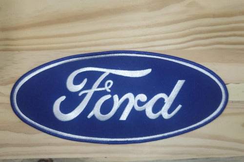 Traditional Ford Script Logo Patch Extra Large Vintage Auto Jacket This relic has been stored away safely for decades and measures 4.75 in width and 11 in length