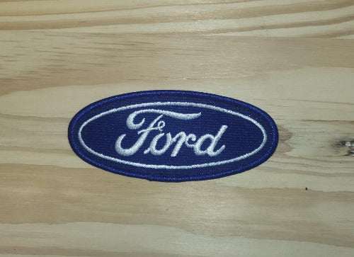 Traditional Ford Script Logo Patch Medium Blue Vintage Auto Jacket NOS This relic has been stored for decades and measures 2 in in width and 4.25 inches in length