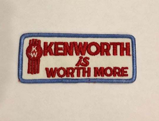 KENWORTH Patch Auto KW Grill Logo Semi Patch Excellent vintage KENWORTH KW logo patch. Item measures approximately 5 x 2 inches, detailed stitching and in excellent