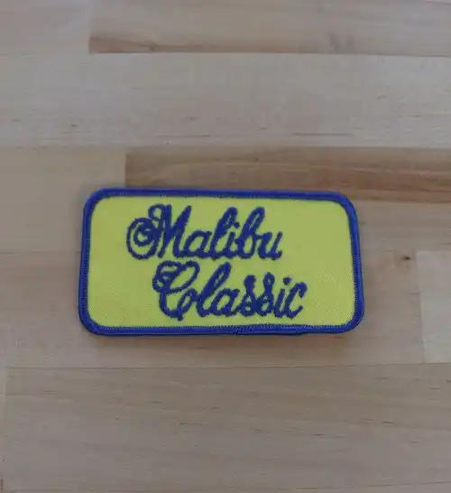 MALIBU CLASSIC Patch Script Auto Vintage NOS Exc CHEVROLET