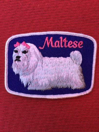 MALTESE Dog PATCH