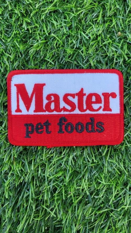 MASTER PET FOODS PATCH Animals Dogs Cats Vintage High Quality Patch MINT
