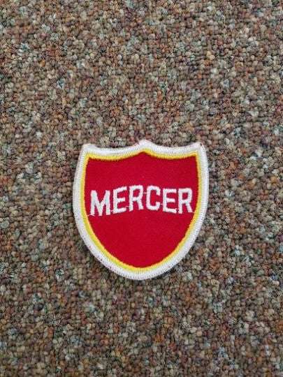 MERCER Auto Patch Mint High Quality Stitching Great LOGO Vintage GREAT item for the MERCER automotive owner, driver, collector. Item measures approx 3.25 x 3 in