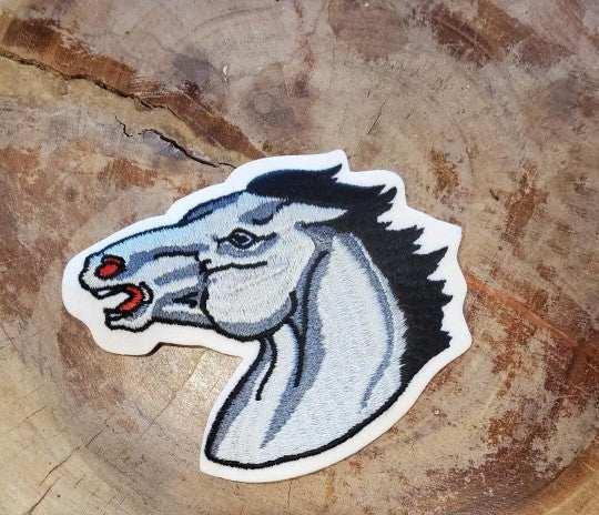 MUSTANG HORSE Head Patch