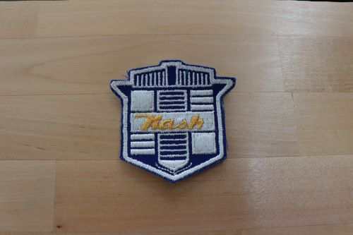 NASH Grill Vintage Auto Patch NOS EXC This is a classic vintage NASH grill patch. The item measures 3 x 2 1/2 inches and is in excellent new old stock condition.