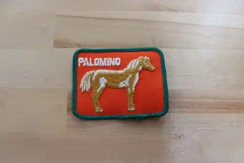 PALOMINO Horse PATCH Animals Mint Exc  Item measures 3 1/2 x 2 1/2 inches and is in great vintage condition.  Perfect for the horse lover out there. Make a Cap