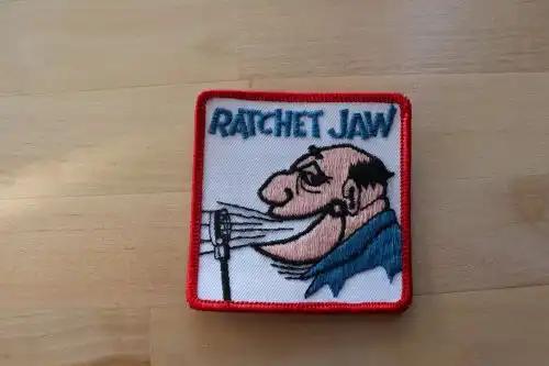 RATCHET JAW CB Guy PATCH Eclectic Exc Condition 1970s