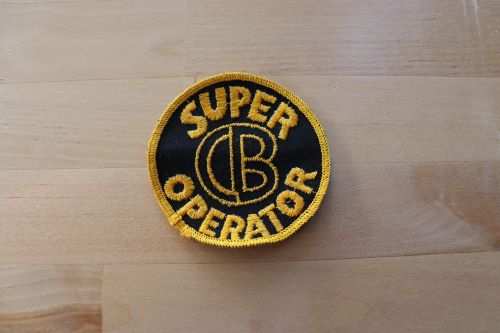 GREAT item for the retro collector and CB enthusiast in your life. SUPER CB OPERATOR Eclectic Patch Item measures approx 3 in circle, detailed stitching and in EXC!
