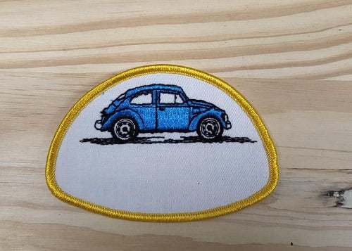 Volkswagen BUG Patch This relic has been stored for decades and measures 3 inches wide and the length is 4.5 inches. You will be very happy with the detailed stitch