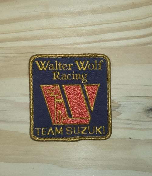 Walter Wolf Racing Team Suzuki Motorcycle Patch Square Vintage NOS This relic has been stored for decades and this measures 2.75 inches squared. You will be happy