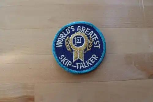 WORLDS GREATEST CB SKIP TALKER Eclectic PATCH